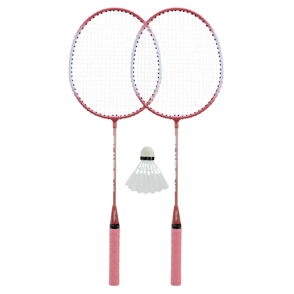 Набір для гри Бадмінтон Extreme Motion BD23556(Pink) 2 ракетки, волан, чохол