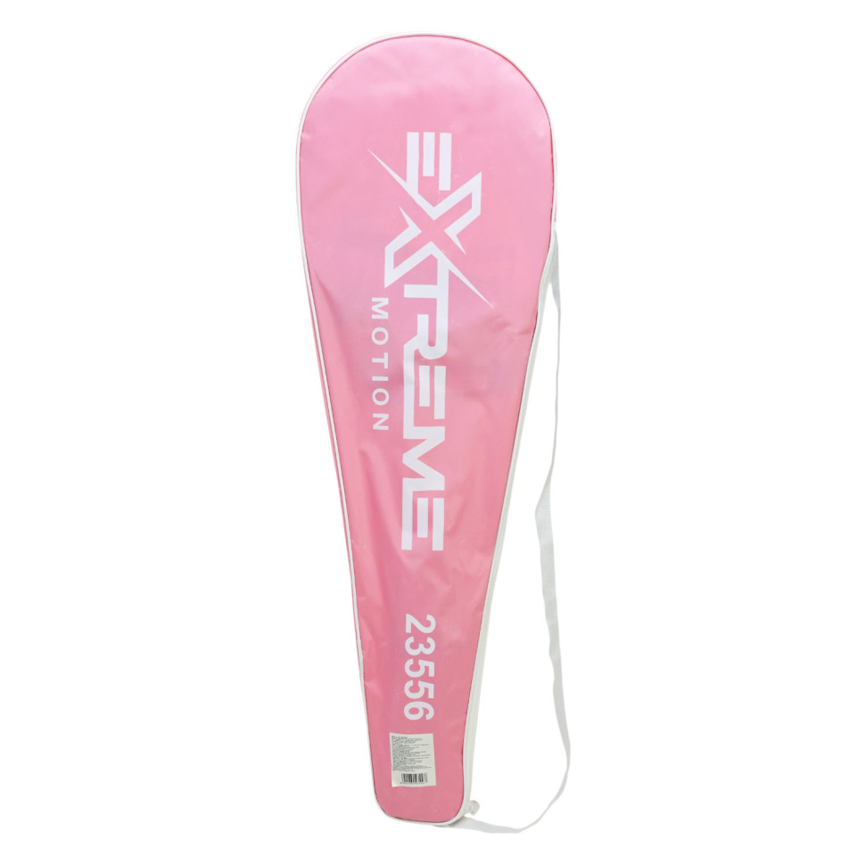 Набір для гри Бадмінтон Extreme Motion BD23556(Pink) 2 ракетки, волан, чохол