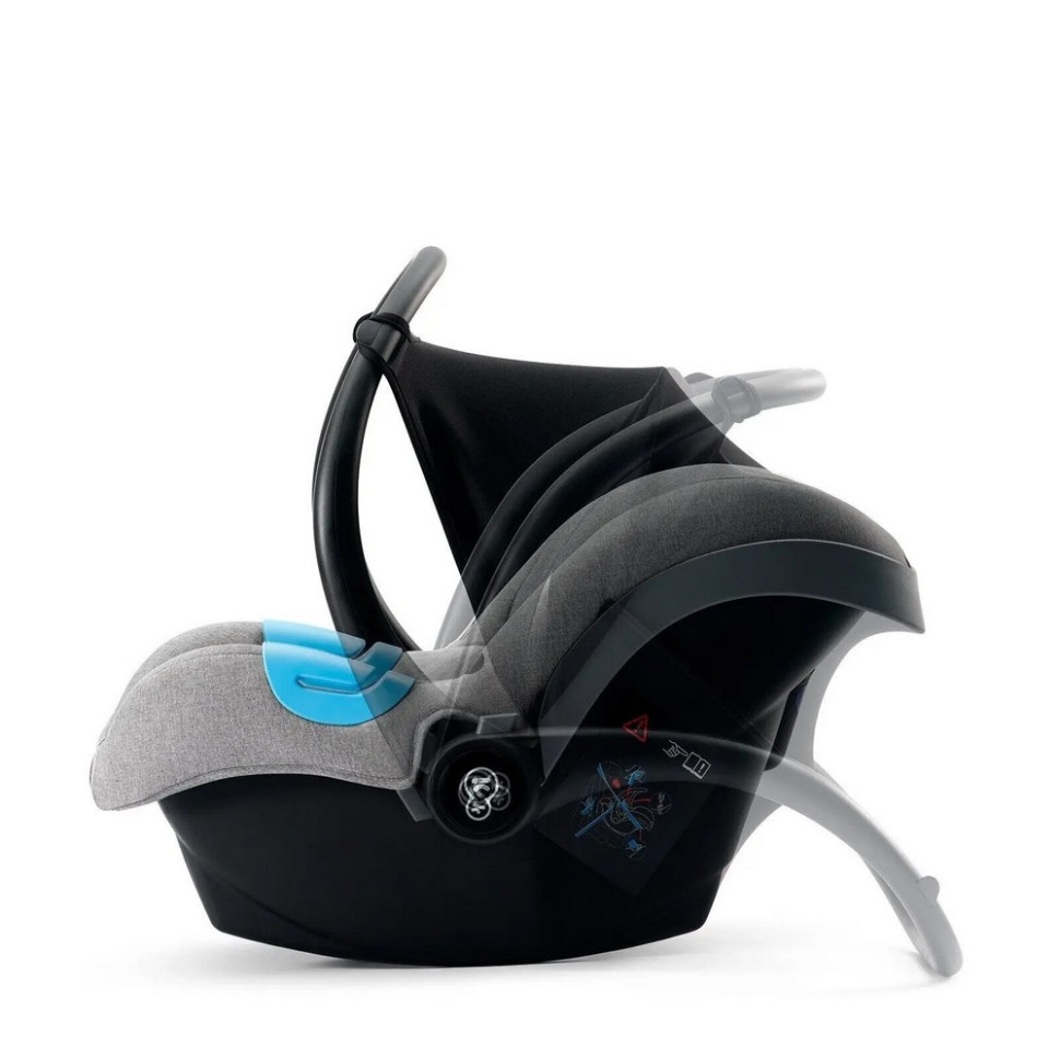 Автокрісло-переноска Mink Kinderkraft KKFMINKBLK0000 Black Melange