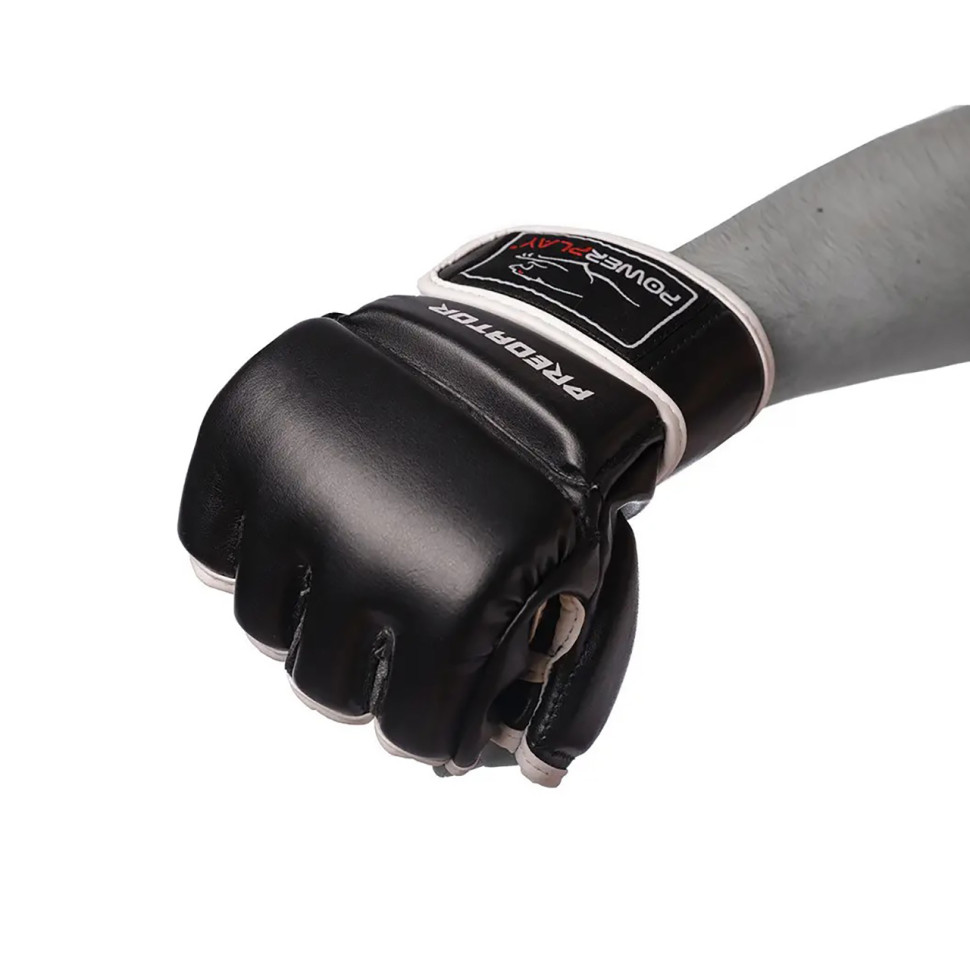 Перчатки для MMA PowerPlay PP_3056_XL_Black, Черные XL