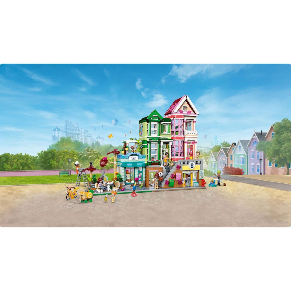 Конструктор LEGO Friends Хартлейк-Сіті. Квартири і крамниці 42670, 2040 деталей