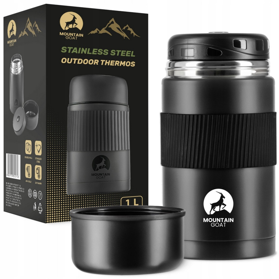 Термос для їжі Mountain Goat P-5907739315793 Black 1 л 