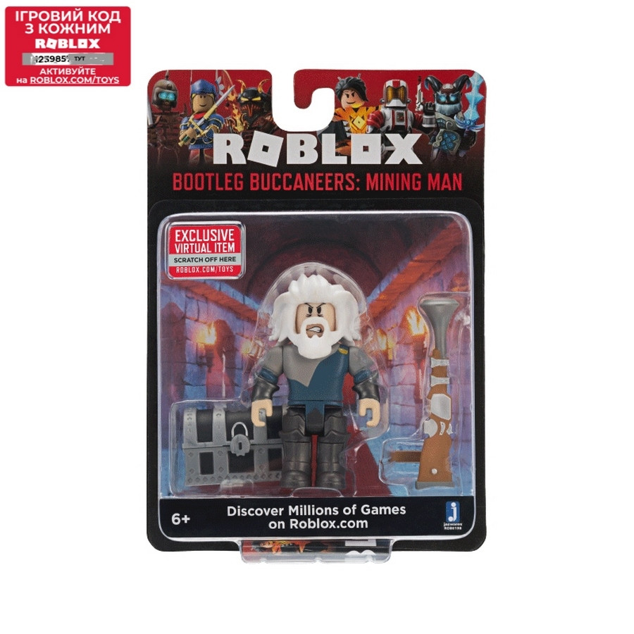 Ігрова колекційна фігурка Roblox Core Figures Bootleg Buccaneers: Mining Man W6 ROB0198