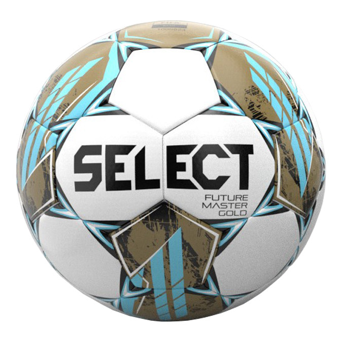 Мяч футзальный FUTSAL FUTURE MASTER GOLD Select 385341-565 бело-золотой № 4