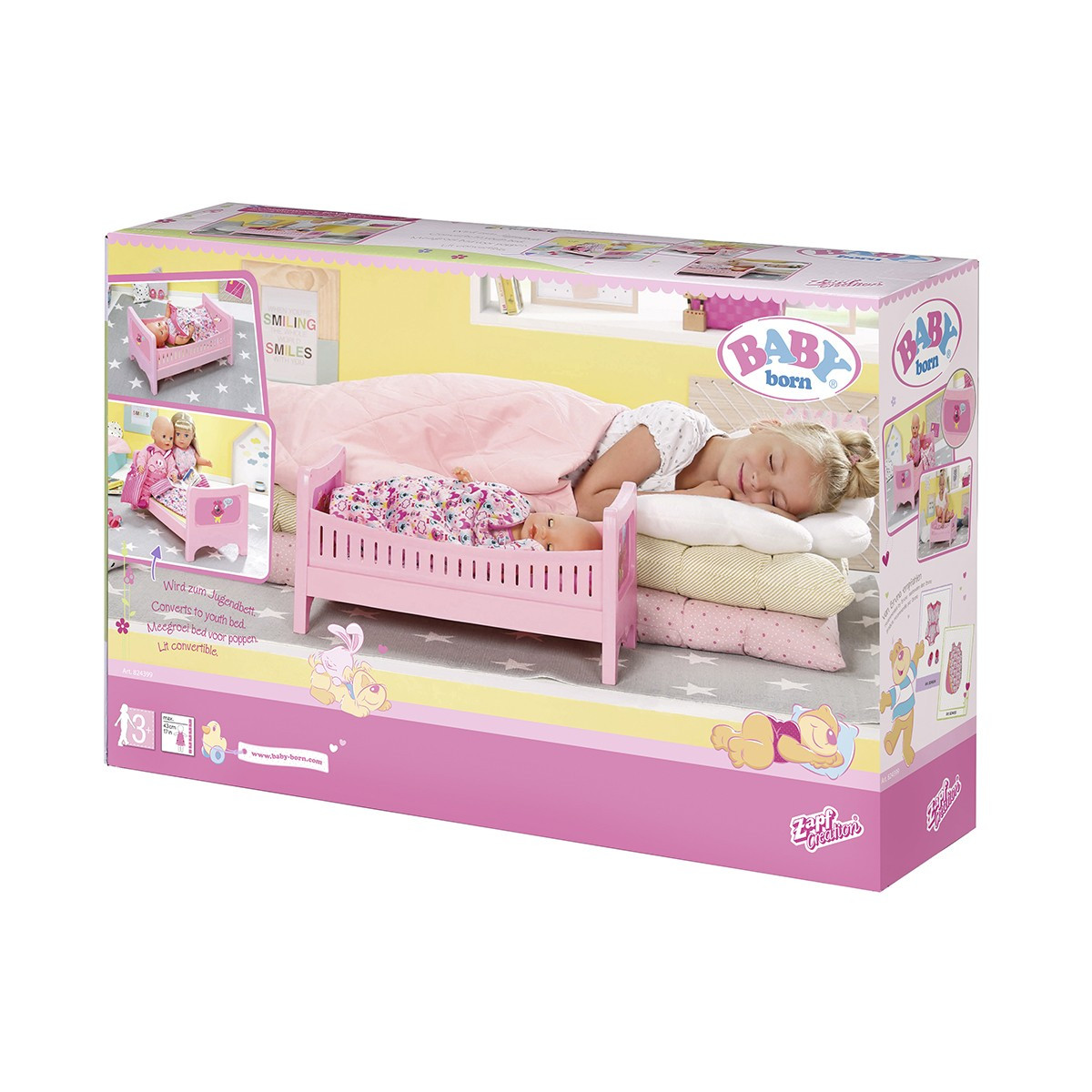 Интерактивная кроватка для куклы BABY BORN - РАДУЖНЫЕ СНЫ 822289