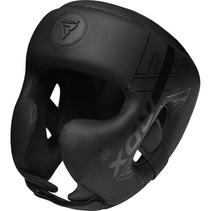 Боксерський шолом F6 KARA Matte RDX Inc Limited HGR-F6MB-S Black, S (капа в комплекті)