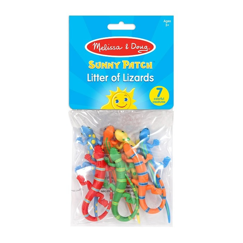 Набір іграшкових ящірок Melissa&Doug MD16062 пластик 7 штук