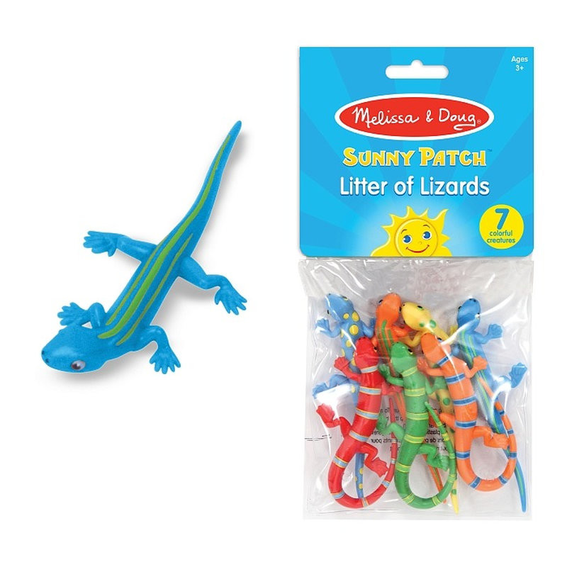 Набір іграшкових ящірок Melissa&Doug MD16062 пластик 7 штук