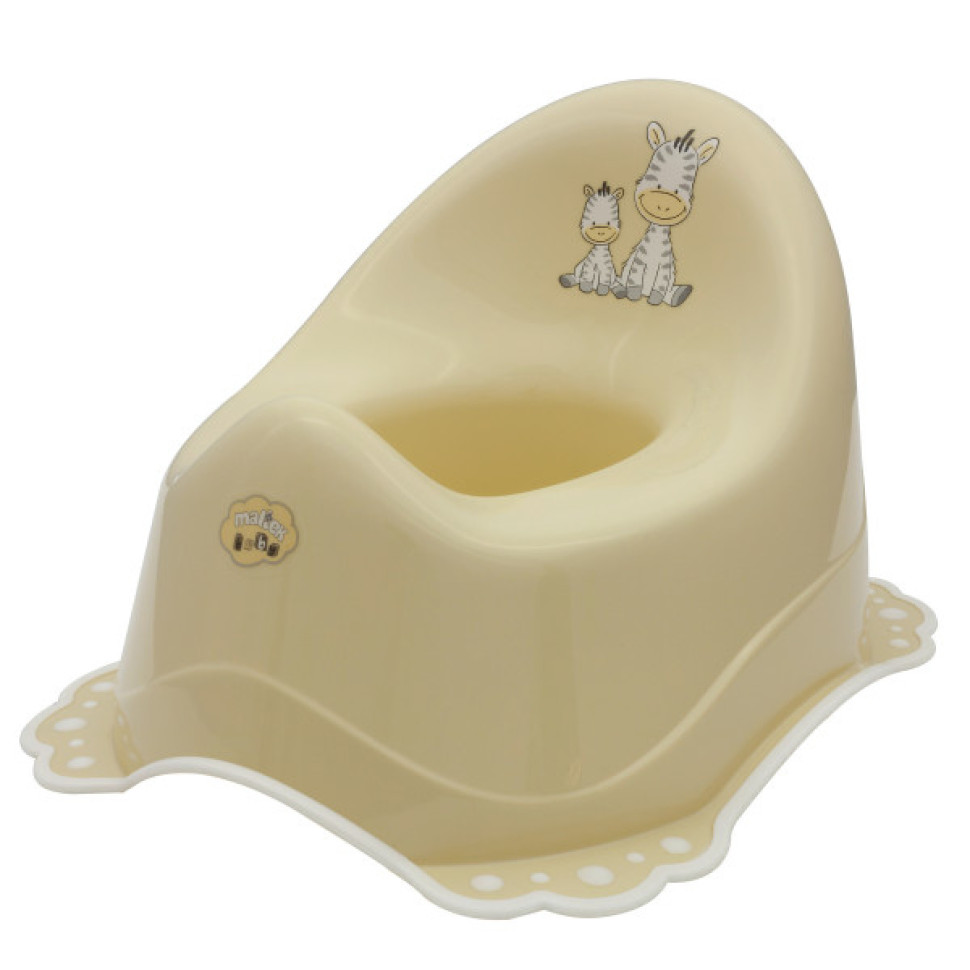 Горшок детский Zebra 2K Maltex 6517_62 beige-white
