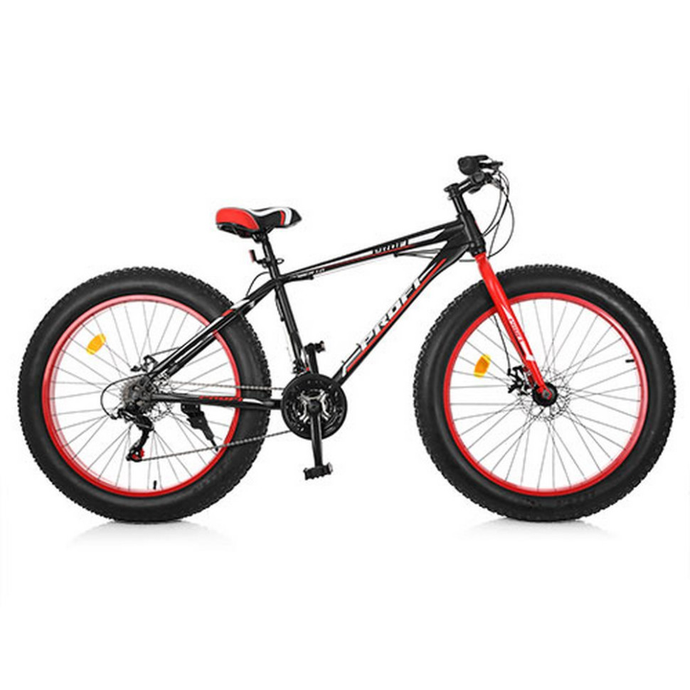 Велосипед підлітковий PROFI EB26POWER 1.0 S26.1 чорно-червоний по цене 10 997 грн.