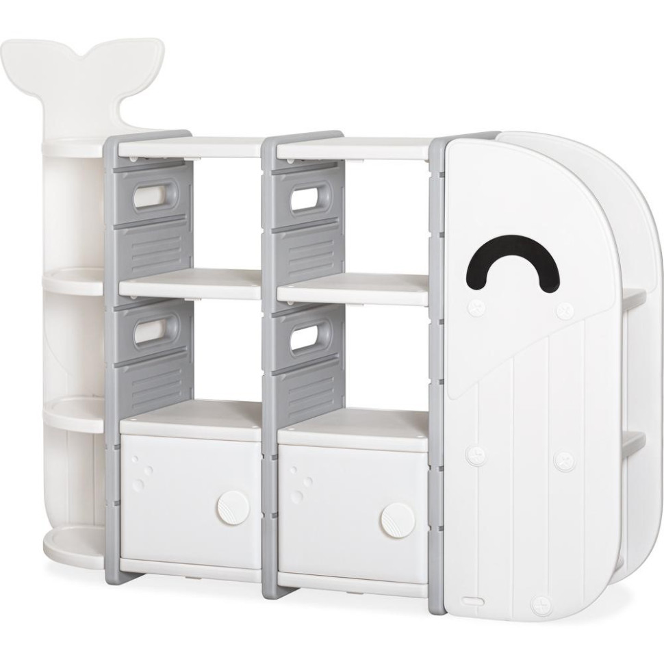 Детский стеллаж для хранения Bubbles Mealux KD-E057 White белый