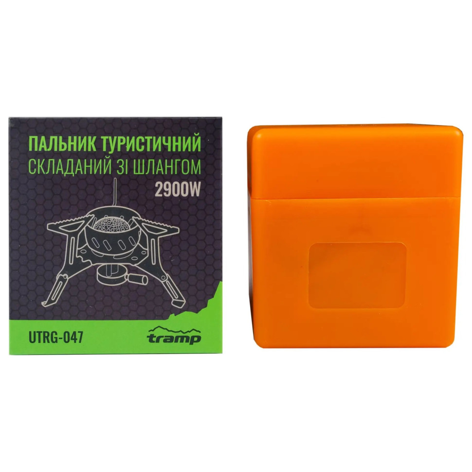 Комплект для кемпинга газовая горелка и газовый баллон 230 грамм Tramp UTRG-047+UTRG-003