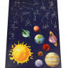 Гра з багаторазовими наклейками "Карта зоряного неба" укр. (КП-007) KP-007 