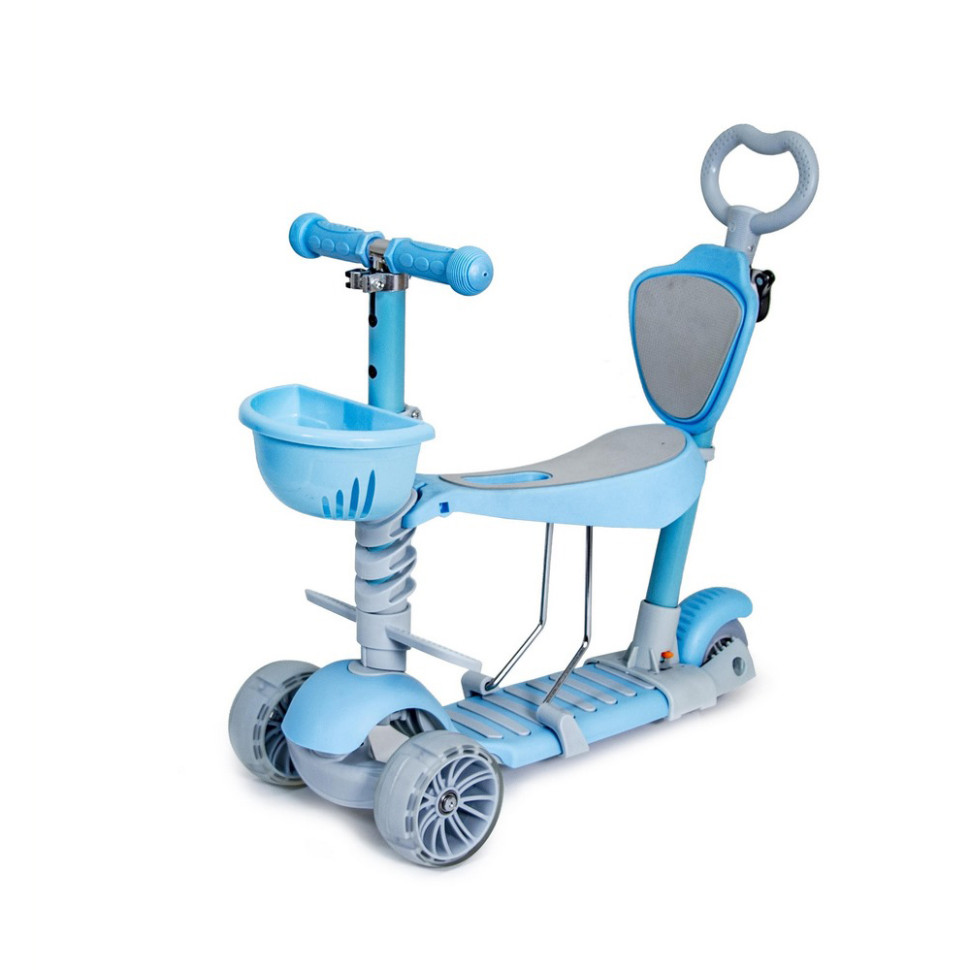 Самокат дитячий 3-х колісний 5 в 1 Scooter Smart Bambi 1451904439 до 25 кг