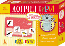 Логические игры "Подбирай по содержанию" 24 карточки укр. 918003