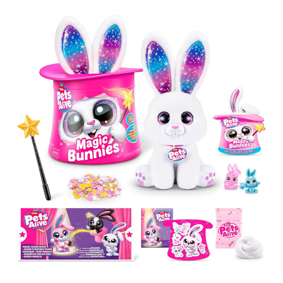 Интерактивный игровой набор «Кролик-волшебник» Pets & Robo Alive 9549 в ассортименте