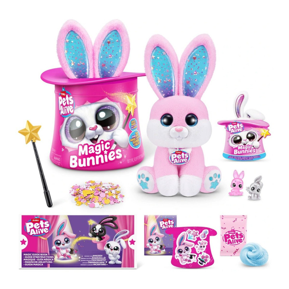 Интерактивный игровой набор «Кролик-волшебник» Pets & Robo Alive 9549 в ассортименте
