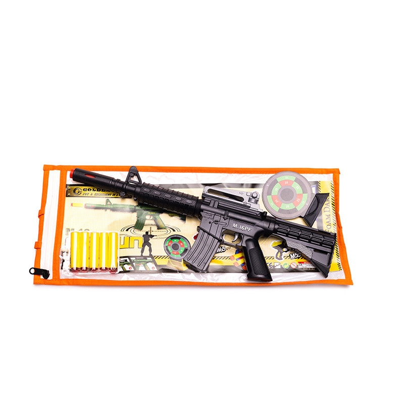 Іграшковий автомат з м'якими кулями M16 PF Golden Gun 910GG