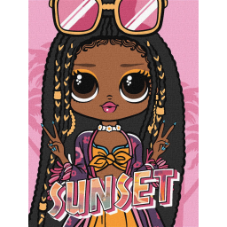 Картина по номерам "L.O.L. Surprise! O.M.G. Sunset" Идейка KHO6276, 30х40 см