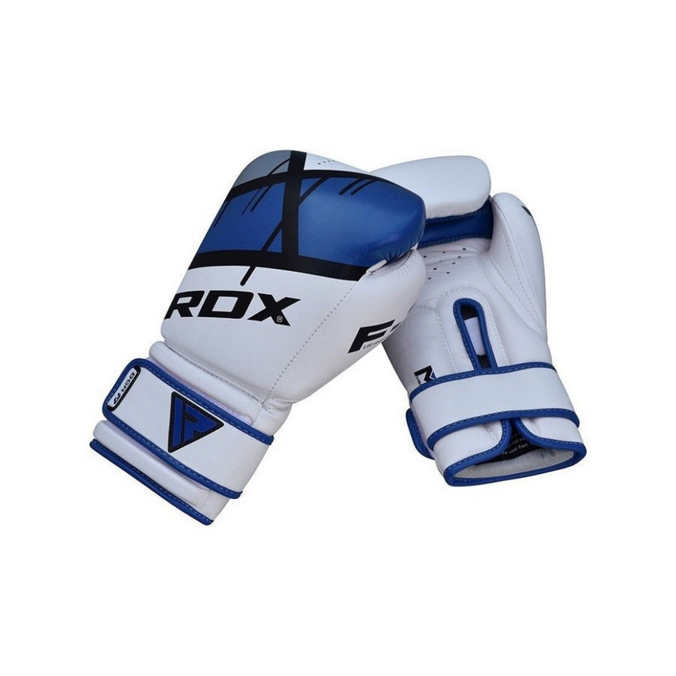 Боксерские перчатки F7 Ego RDX Inc Limited BGR-F7U-16oz, Blue 16 унций (капа в комплекте)