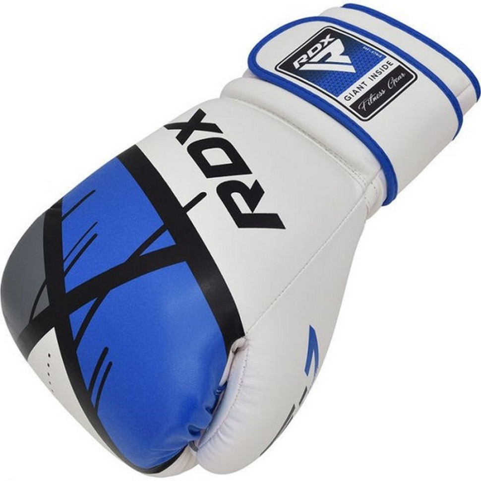 Боксерские перчатки F7 Ego RDX Inc Limited BGR-F7U-16oz, Blue 16 унций (капа в комплекте)