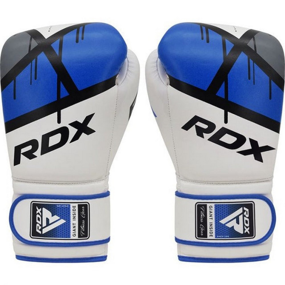 Боксерские перчатки F7 Ego RDX Inc Limited BGR-F7U-16oz, Blue 16 унций (капа в комплекте)