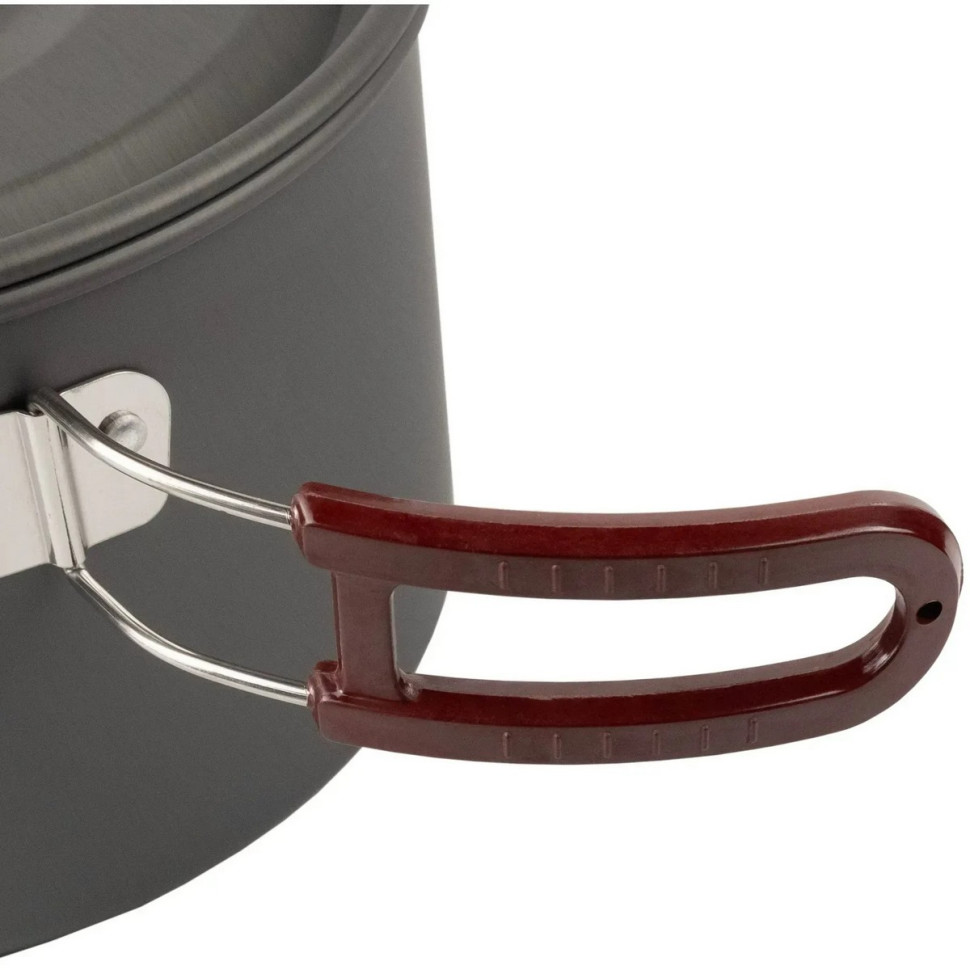 Казанок туристический Pot Tribe T-FH-0015-grey 3 л, алюминиевый