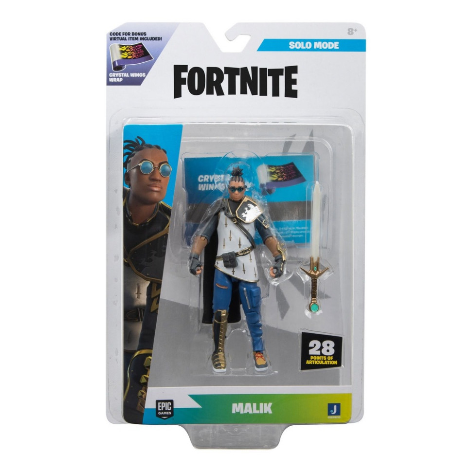 Коллекционная фигурка Solo Mode Malik Fortnite FNT1356 размер 10 см