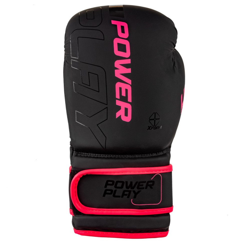 Боксерские перчатки 3024 Ultra Mat PowerPlay PP_3024_8oz_Bl/Pink, размер 8 унций