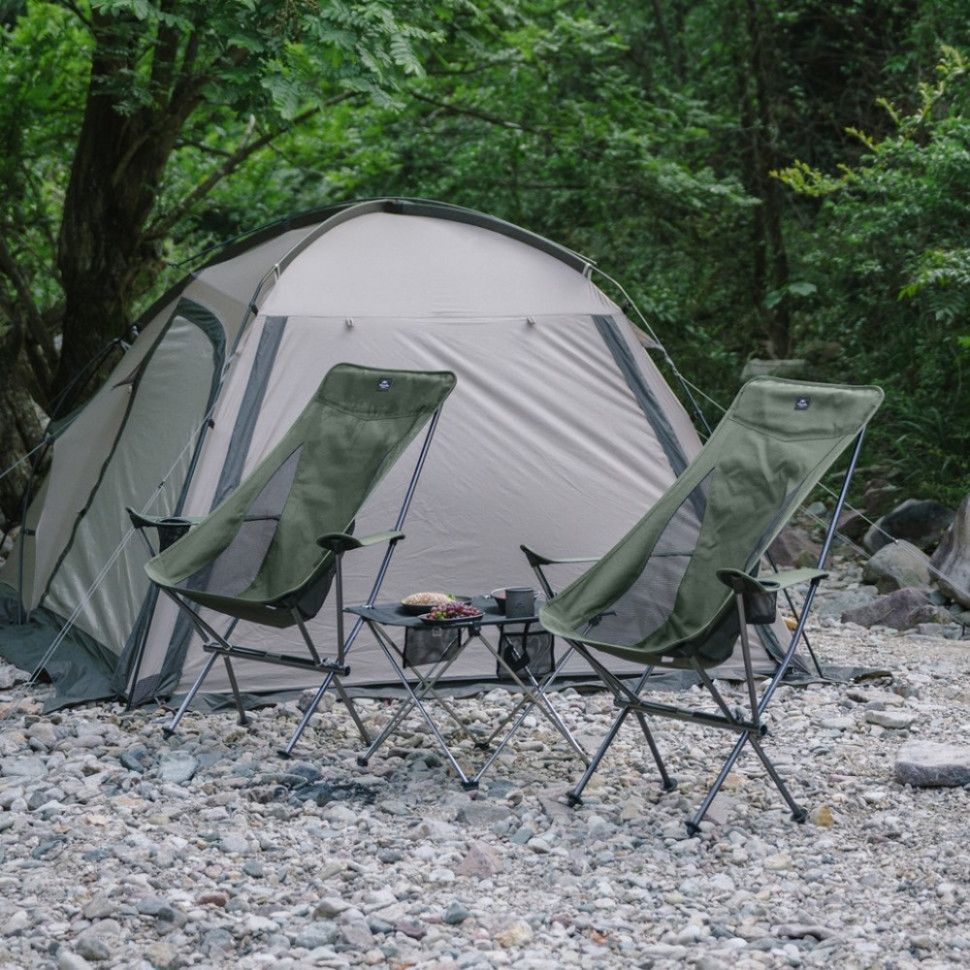 Крісло складане туристичне CNK2300JU0003 Naturehike 6976023929472 зелене, до 120 кг