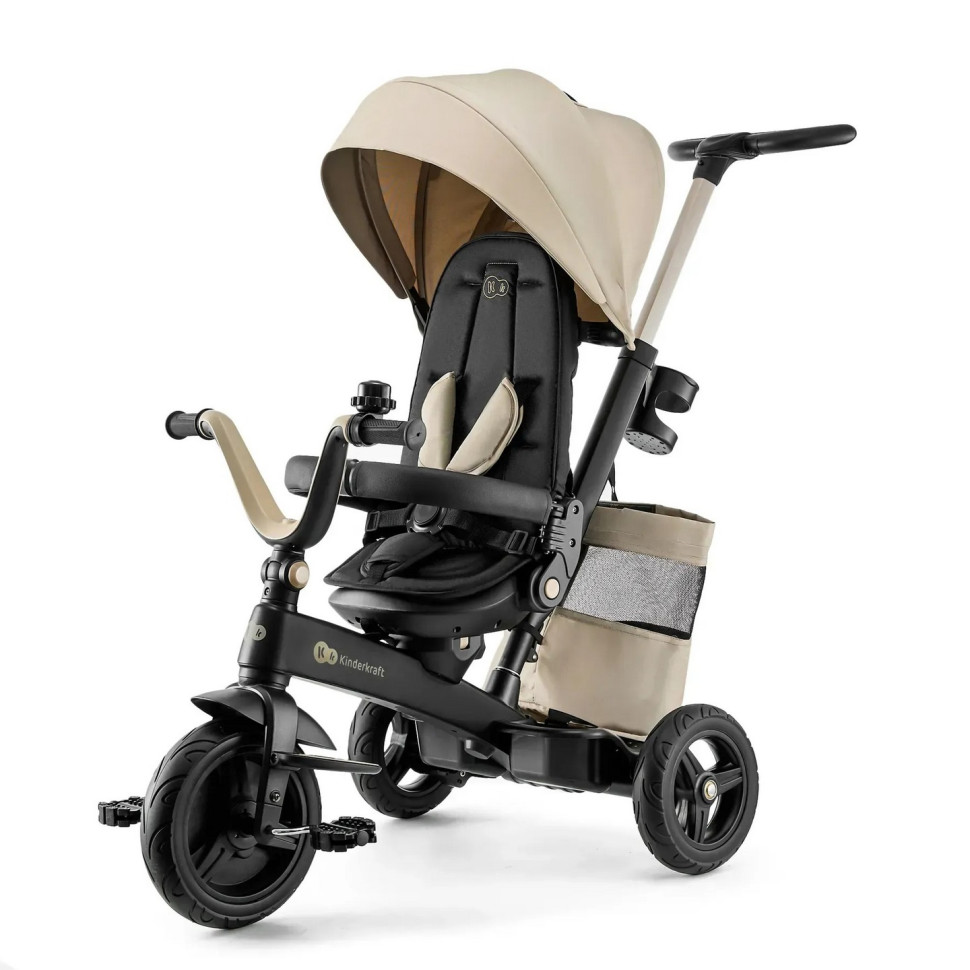 Дитячий триколісний велосипед Easytwist Kinderkraft KREASY00BEG0000 Beige