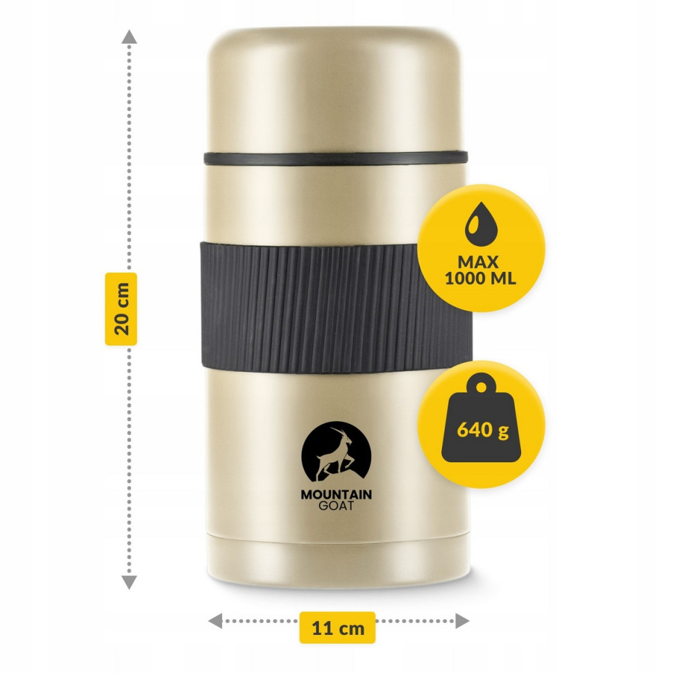 Термос для їжі Mountain Goat P-5907739315816 Gold 1 л 
