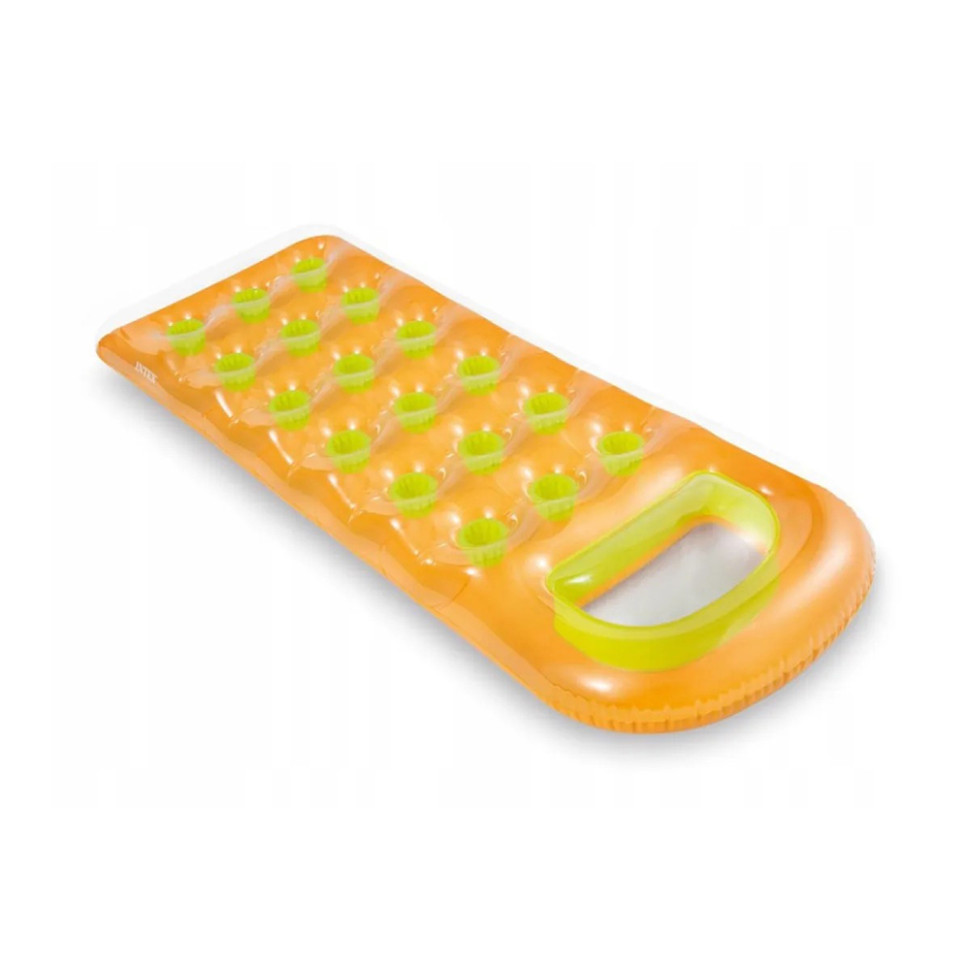Надувной матрас стаканчики Intex 59895(Orange) 188x71см