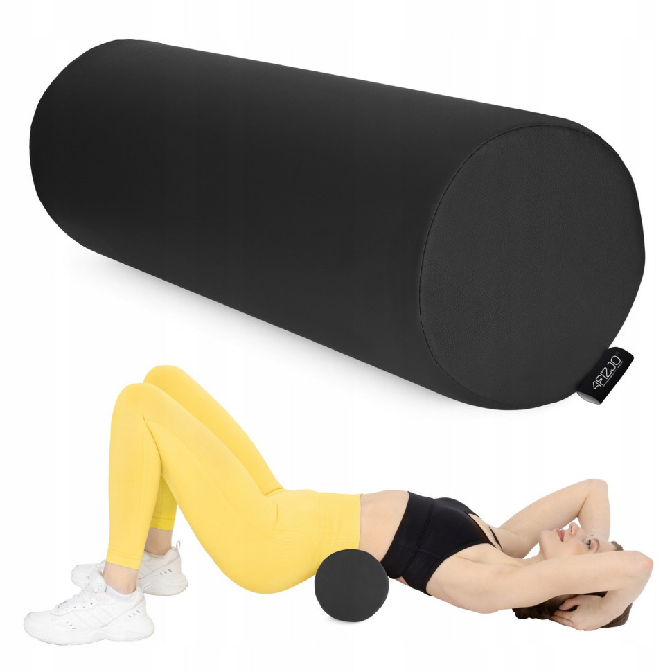 Валик для реабілітації та масажу 4FIZJO P-5905973402972 Black 60 x 20 см