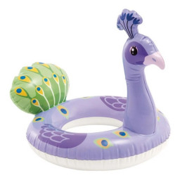 Детский надувной круг "Павлин" Intex 59221(Violet) размер 81х58 см