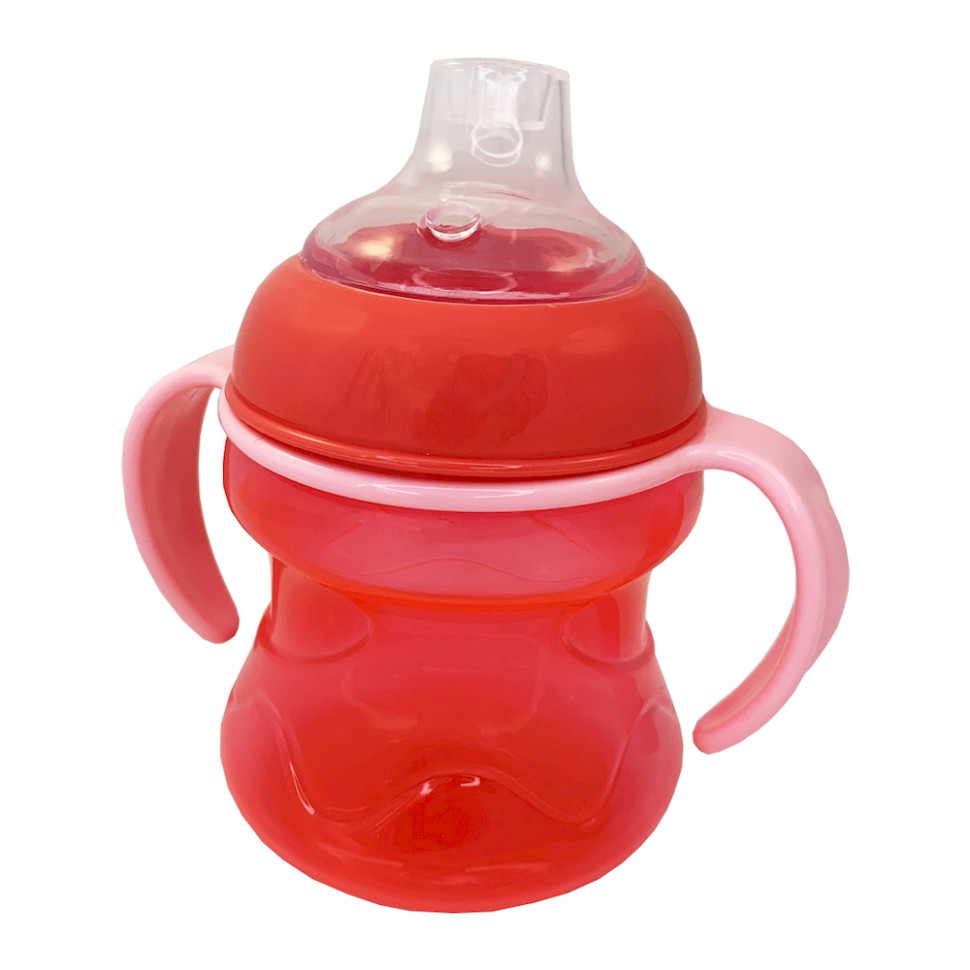 Поильник с силиконовым носиком Mega Zayka MGZ-0304(Pink) 200 мл