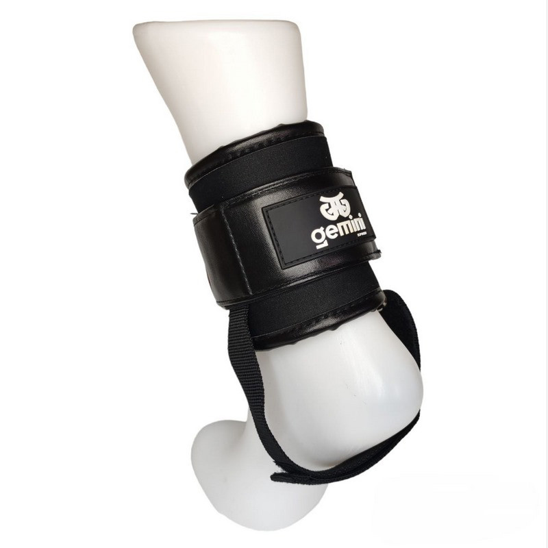 Манжети для тяги на ноги з п'ятою Gemini Sport TQ-65 чорний 2 штуки