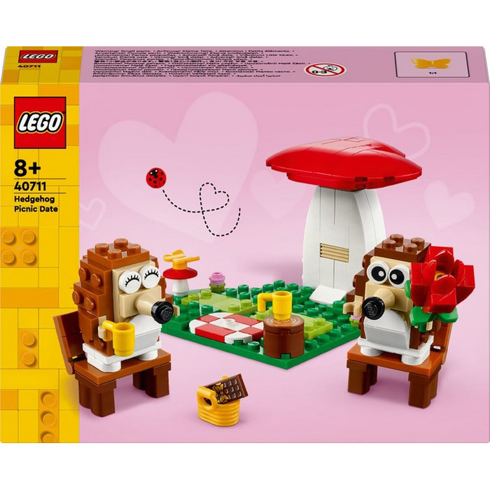 Конструктор Iconic Романтический пикник ежиков LEGO 40711, 166 деталей