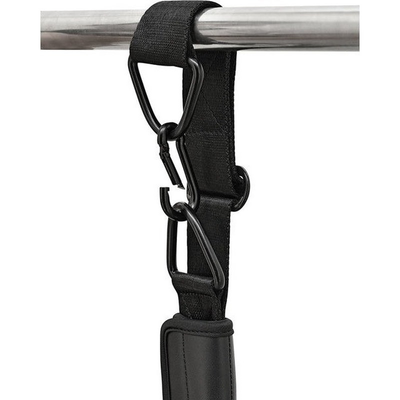 Петли подвесные Береша F6 KARA Gym Workout Abs Straps RDX Inc Limited GAC-F6MW Black/White