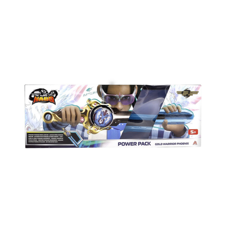 Ігровий набір із дзиґою VI Power Pack Золотий Воїн Фенікс (Gold Warrior Phoenix) Infinity Nado EU654115