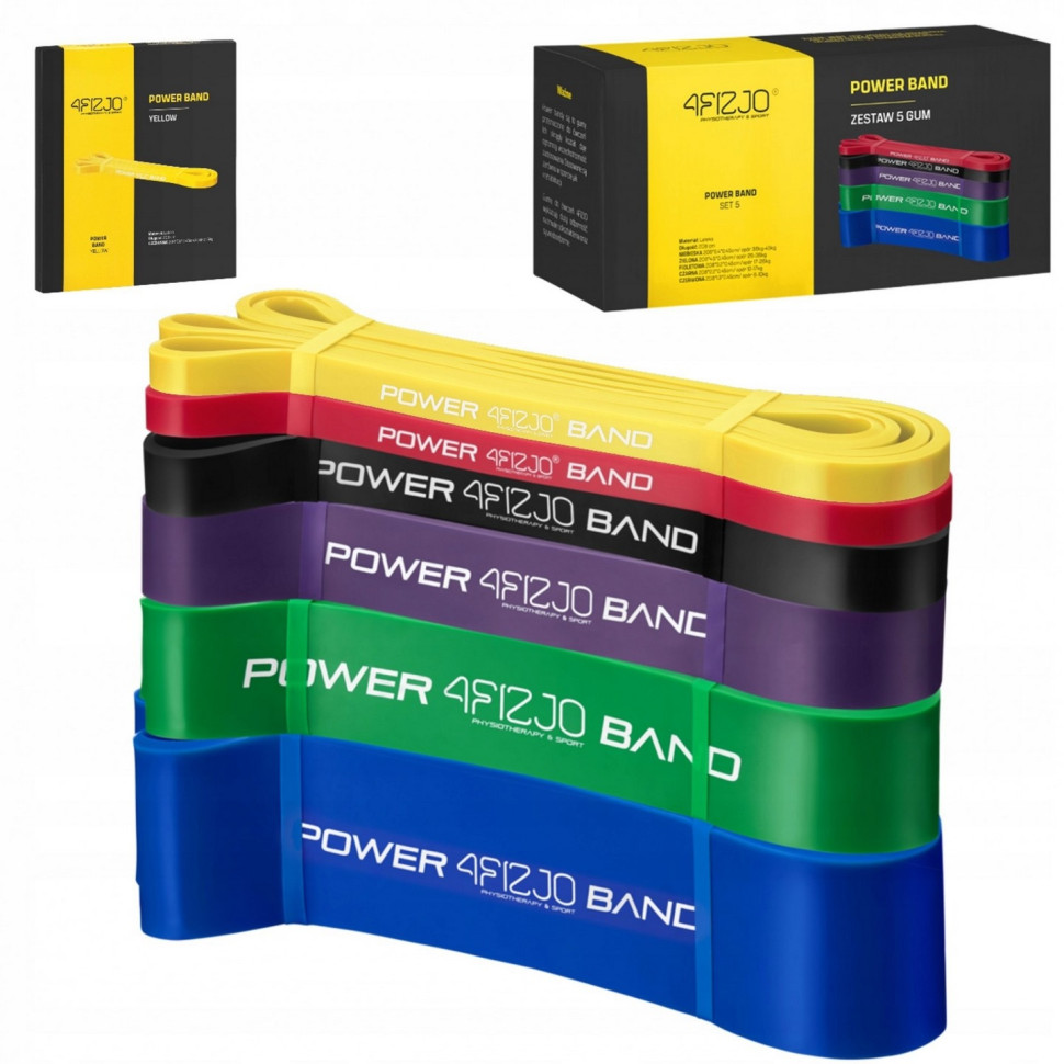 Еспандер-петля Power Band 4FIZJO 4FJ0064, 6-46 кг