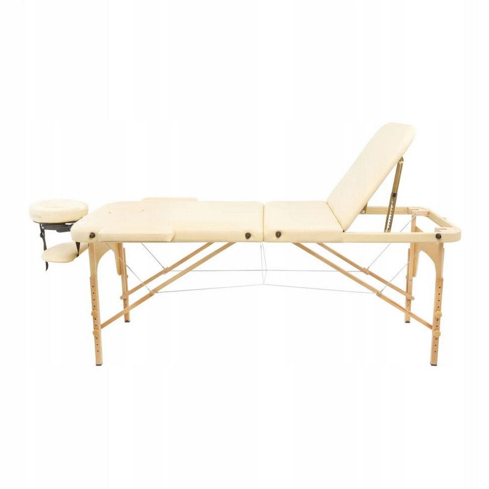 Массажный стол складной Massage Table+ Wood W60 4FIZJO TABLE+W60BEIGE, Beige