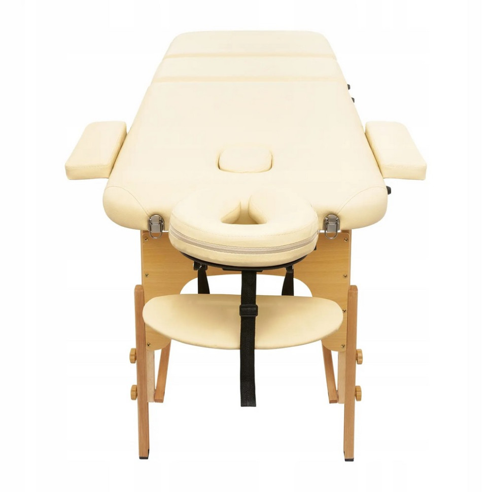Массажный стол складной Massage Table+ Wood W60 4FIZJO TABLE+W60BEIGE, Beige