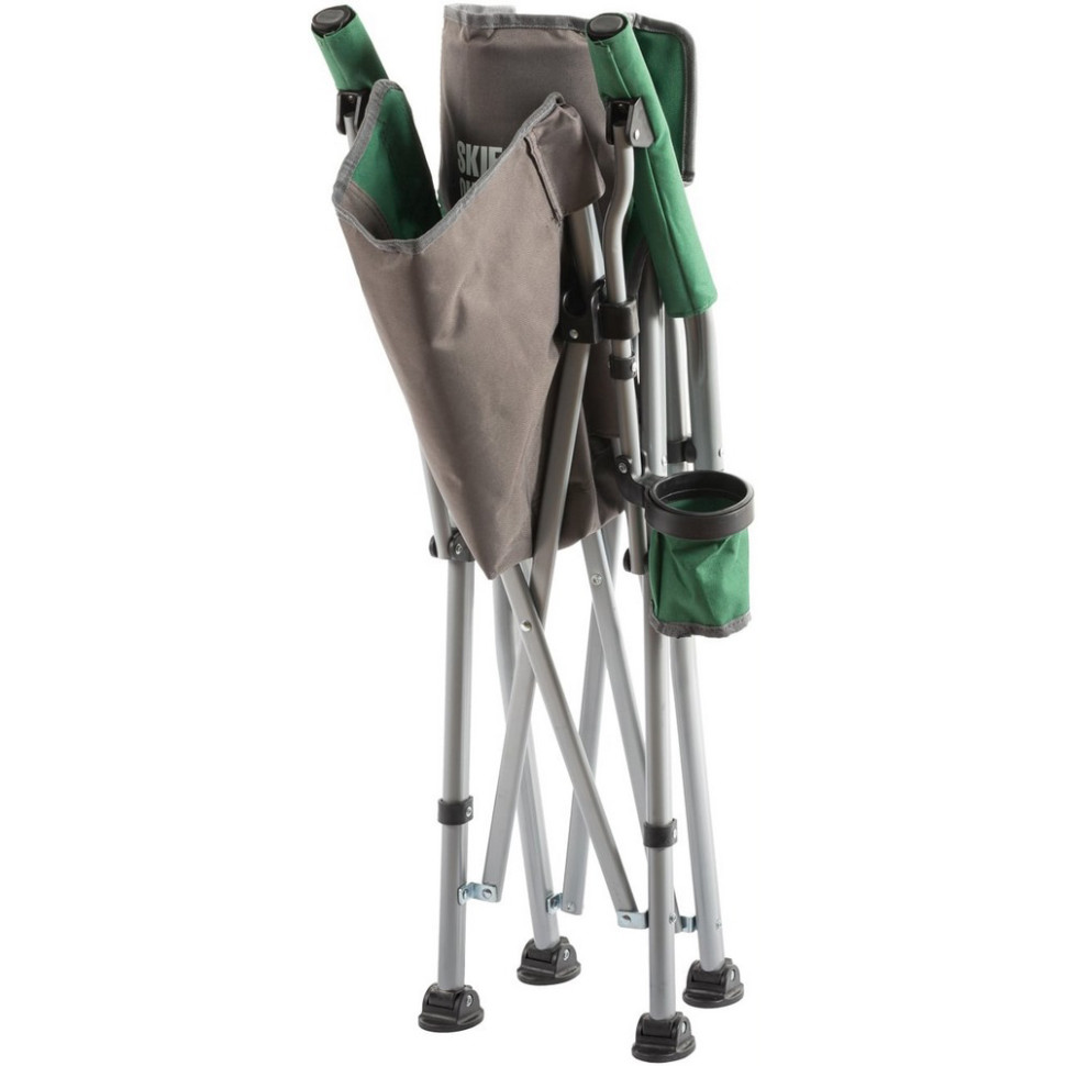Стул раскладной Council Skif Outdoor QP-FS10GGR, green/gray