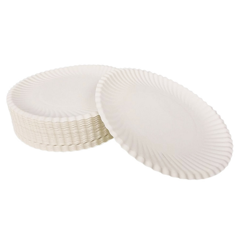 Одноразовые бумажные тарелки Bambi 04844Т16 D-16,5 см 100 шт