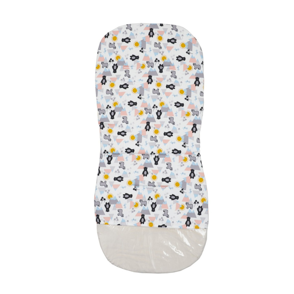 Вкладыш для коляски Velvet Twins 8910-BTVel-202 бежевый 87 x 39 см