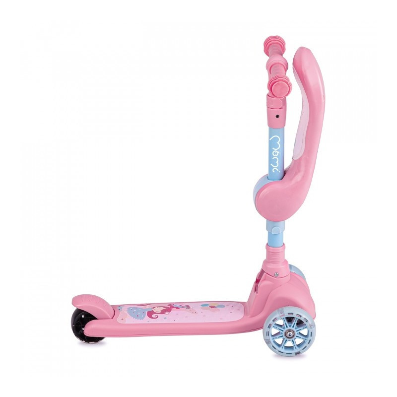 Самокат-біговел дитячий Kiuru MoMi HUBA00034 pink