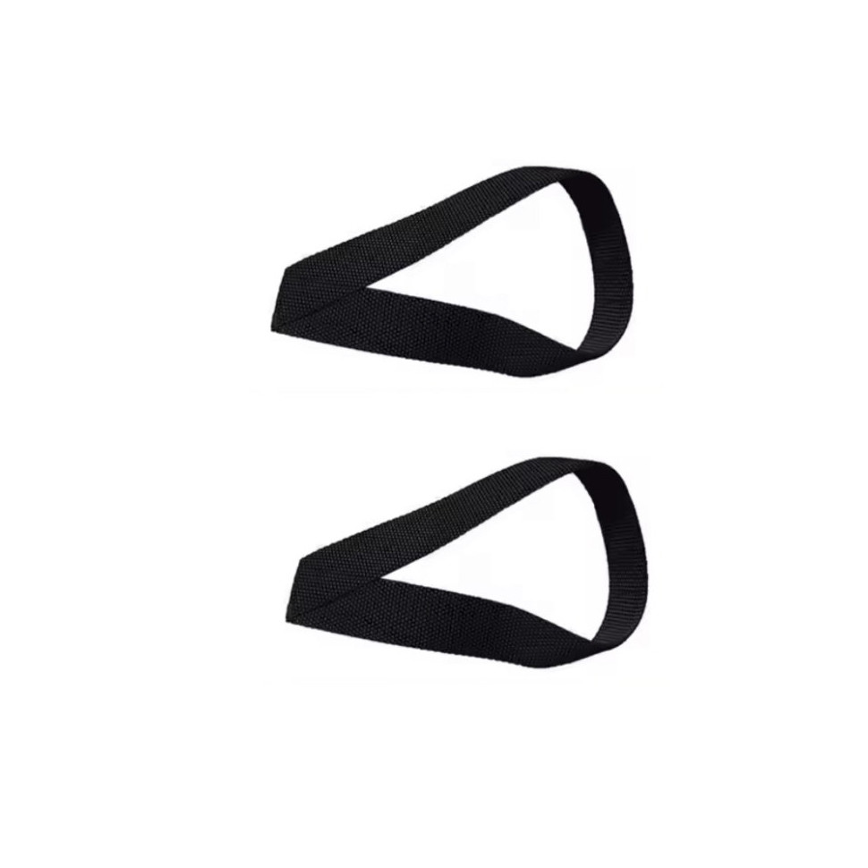 Атлетические лямки Gym Straps Newt NE-SP-088 для турника, подтягиваний, становой тяги (черные)