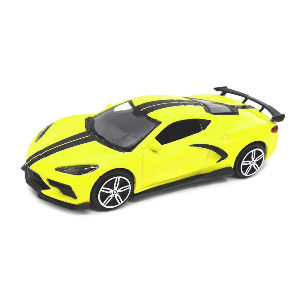 Коллекционная автомодель Chevrolet CorvetteStingray Couple 2020 Bburago 18-30010B-10 масштаб 1:43
