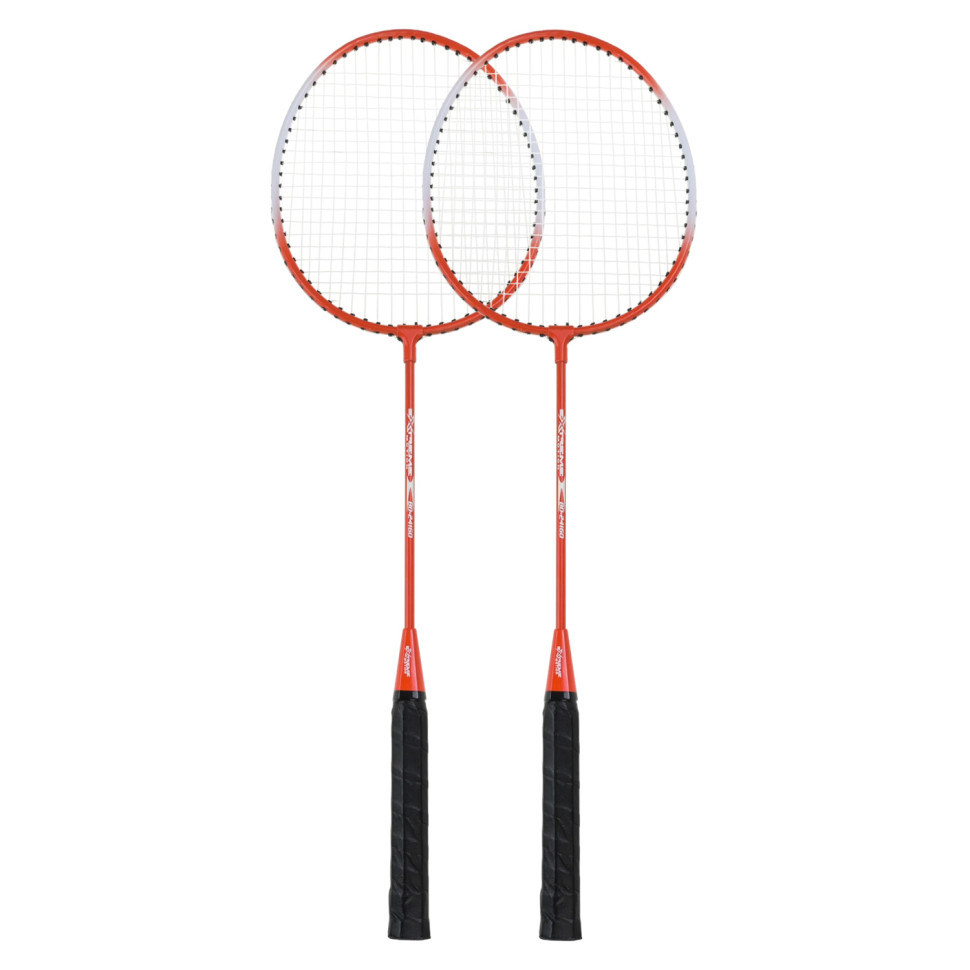 Набір для гри Бадмінтон Extreme Motion BD24160(Orange) 2 ракетки в чохлі, 65 см